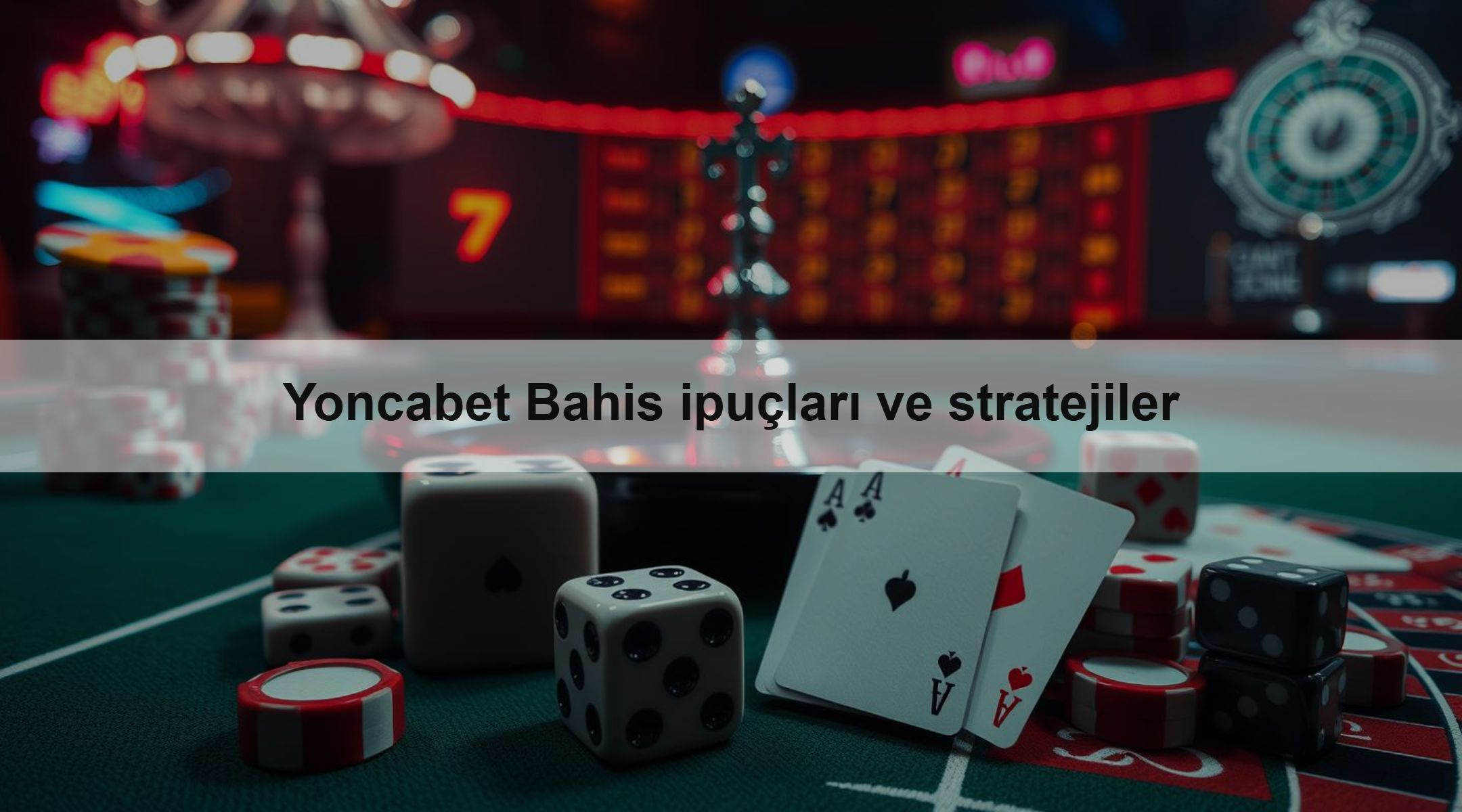 Yoncabet Bahis ipuçları ve stratejiler